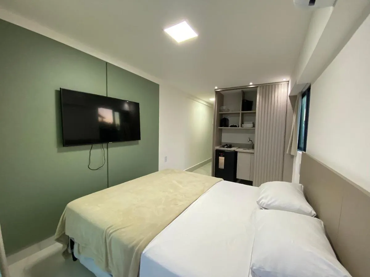 Flat Beira Mar Com Varanda Em Pôrto das Galinhas