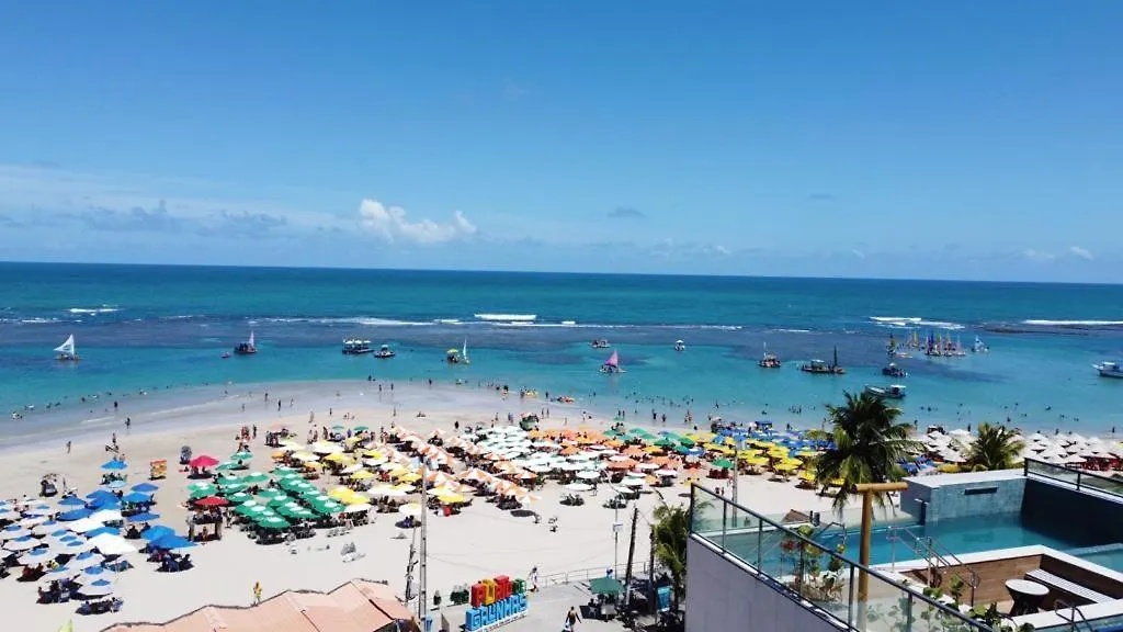 Apartmán Flat Beira Mar Com Varanda Em Pôrto das Galinhas Brazílie